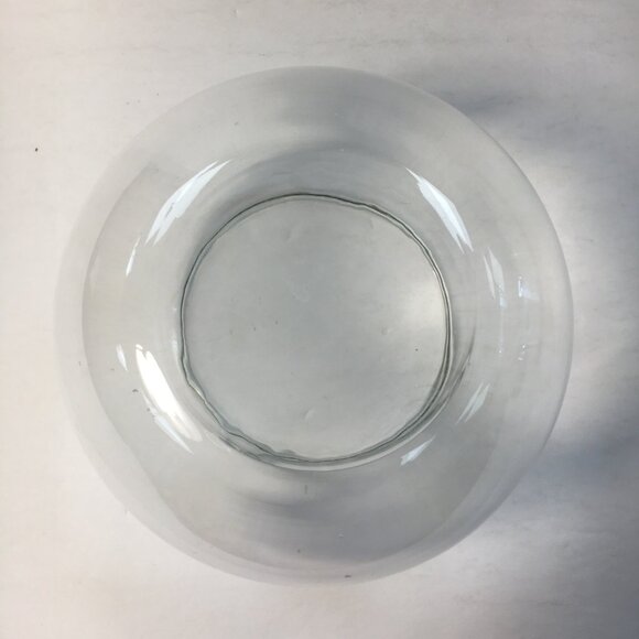 Clear Glass Bubble Bubble Ball Fish Bowl Vase 4" Opening Diameter - Picture 3 of 5